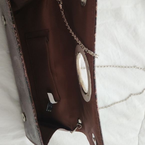 Snakeskin evening clutch/purse - Picture 5 of 12